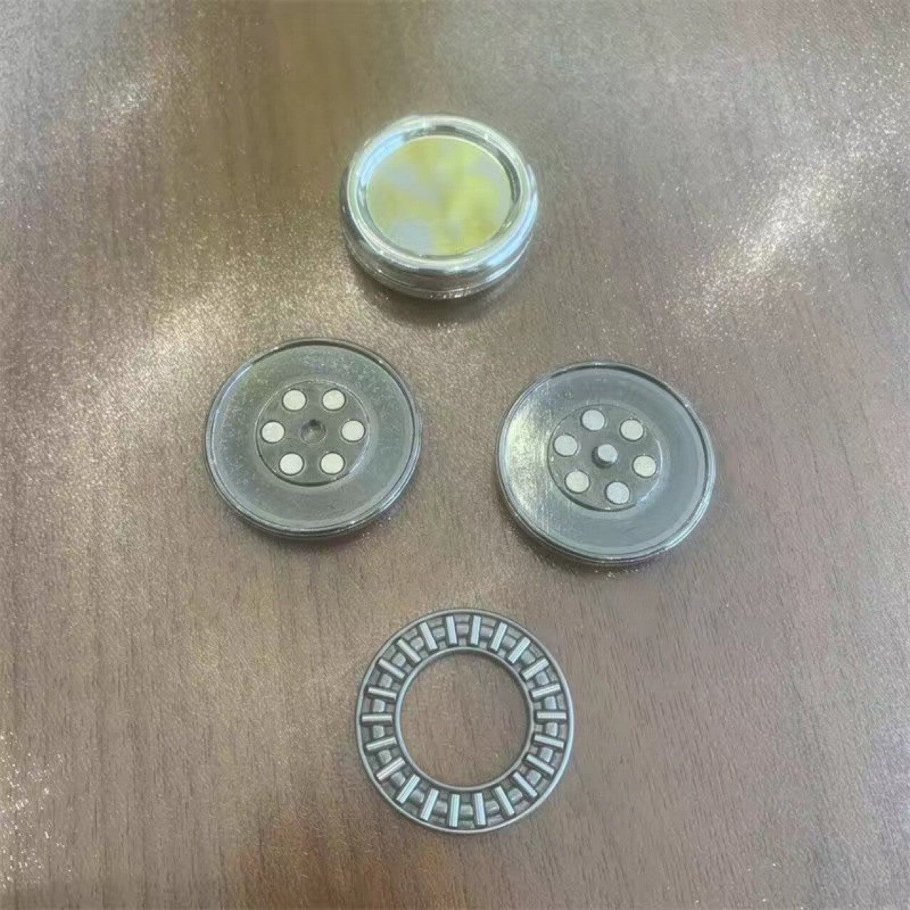 Vehicle Wheel Fidget Haptic Coins Fidget Clicker EDC Fidget Toys ADHD Tool Toy 07FC0E-D4 - KOEEK