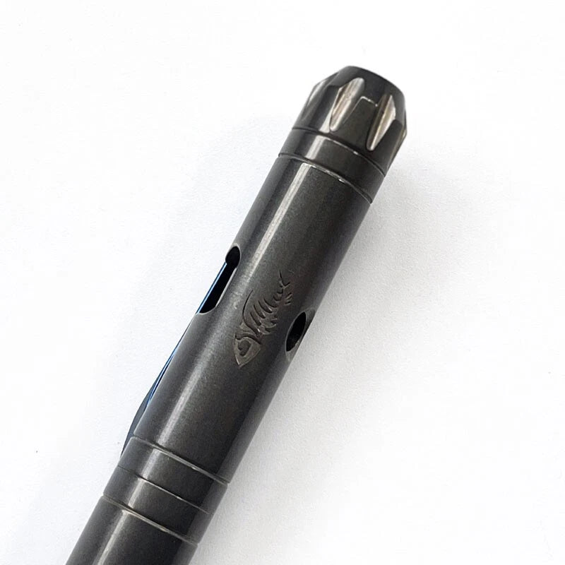 Titanium Alloy Pocket Ballpoint Pen Signature Working Pen Stationery Gifts EDC 07FC0E-D4 - KOEEK