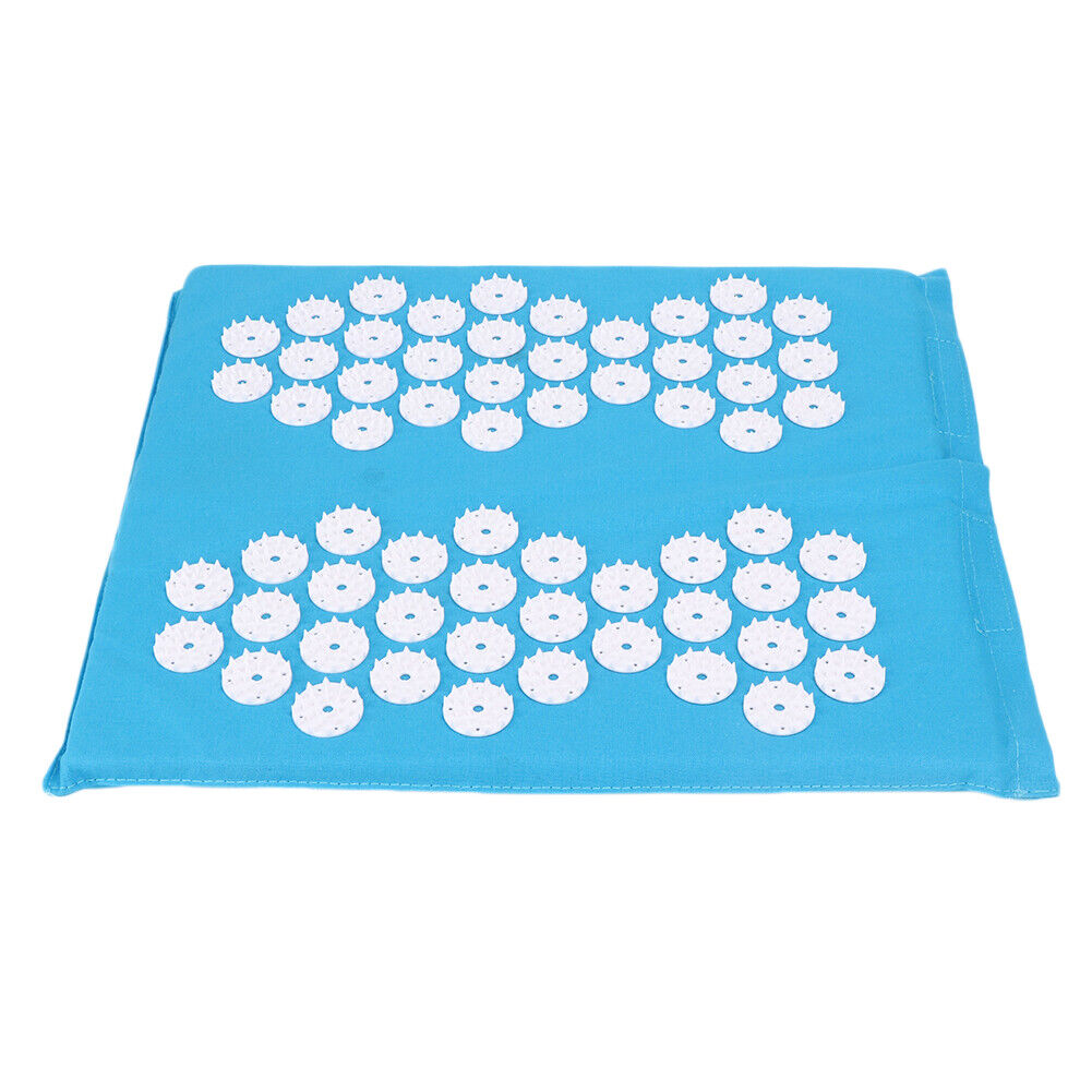 new Acupuncture Mat Massage Mats Cushion For Care Pain Fatigue Relief(Blue ) HGF koeek - KOEEK