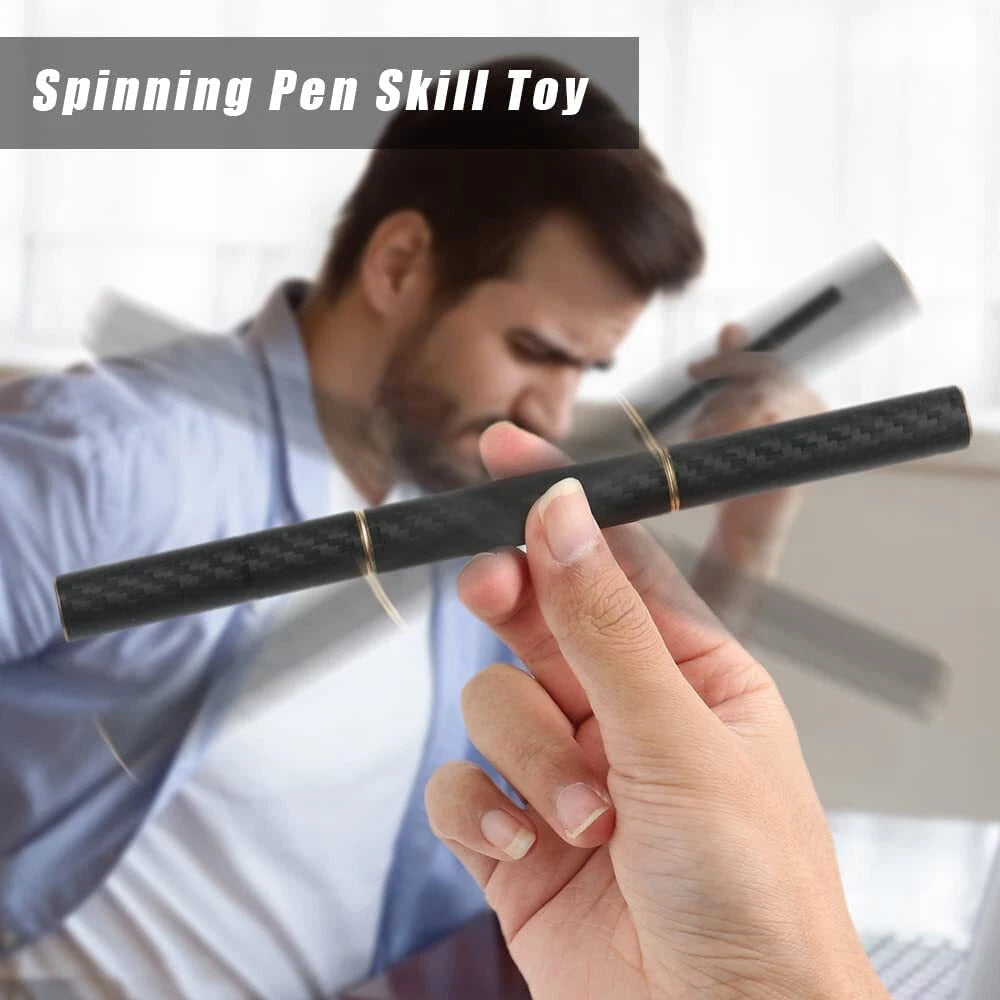 3pcs Adults Carbon Fiber Toy Fidget Spinner Toys Stress Relief Metal Toy EDC Toy 07FC0E-D4 - KOEEK