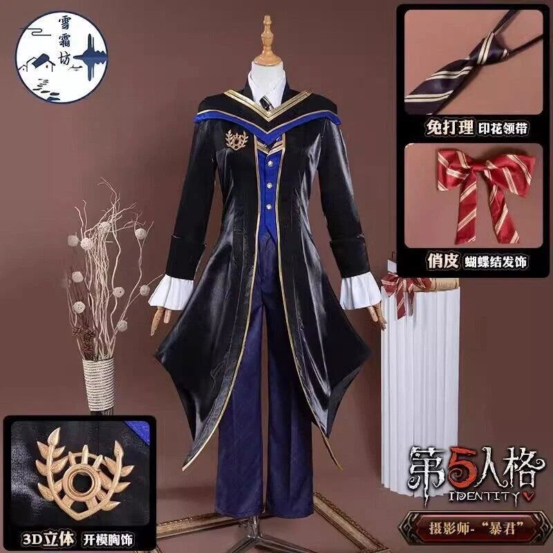 Identity V Joseph Desaulniers Photographer Cosplay Costume Set Unisex Halloween 07FC0E-D4 - KOEEK