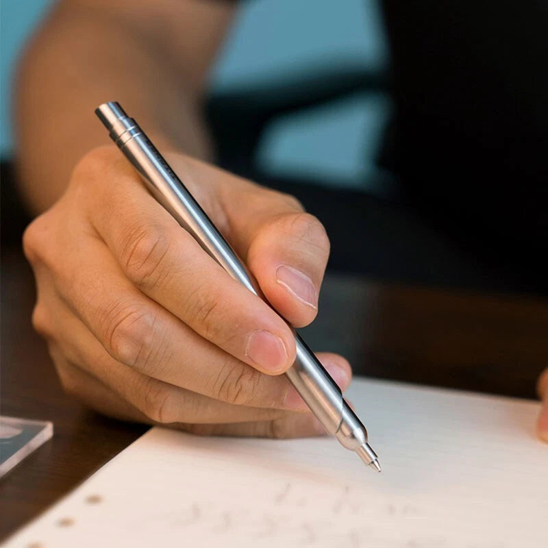 EDC Titanium Alloy Rotate Creative Ball Pen Office Signature Pen Outdoor Pocket 07FC0E-D4 - KOEEK