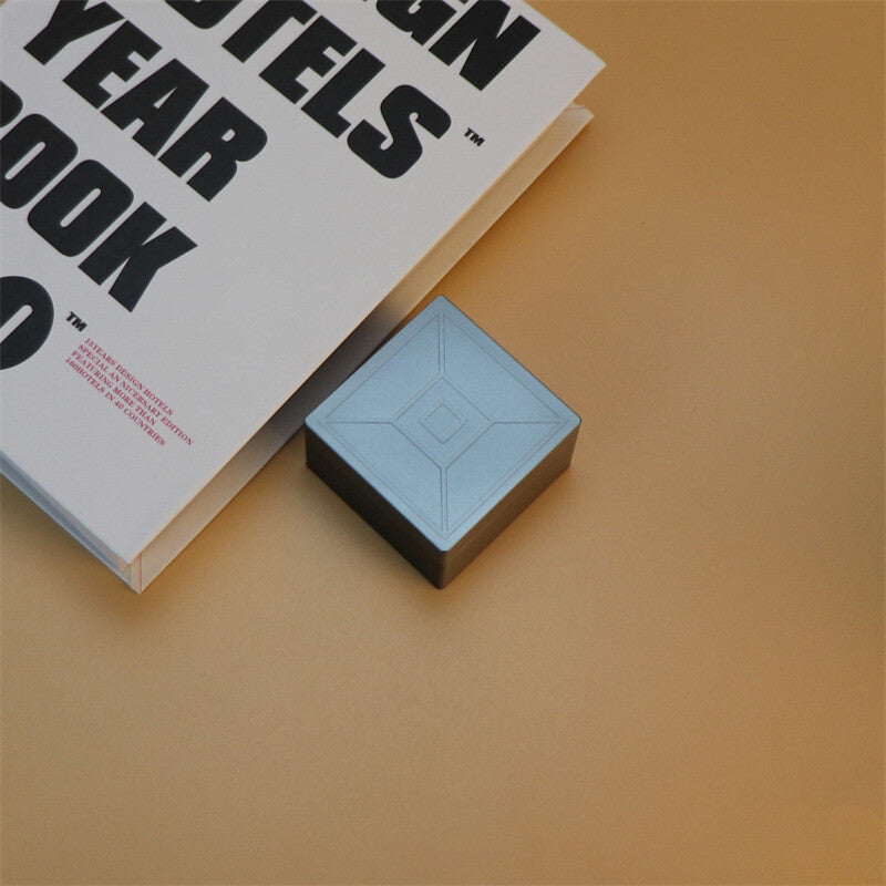 EDC Aluminum Alloy Square Magnet Adsorption Jewelry Storage Box Pills Tool Box 07FC0E-D4 - KOEEK