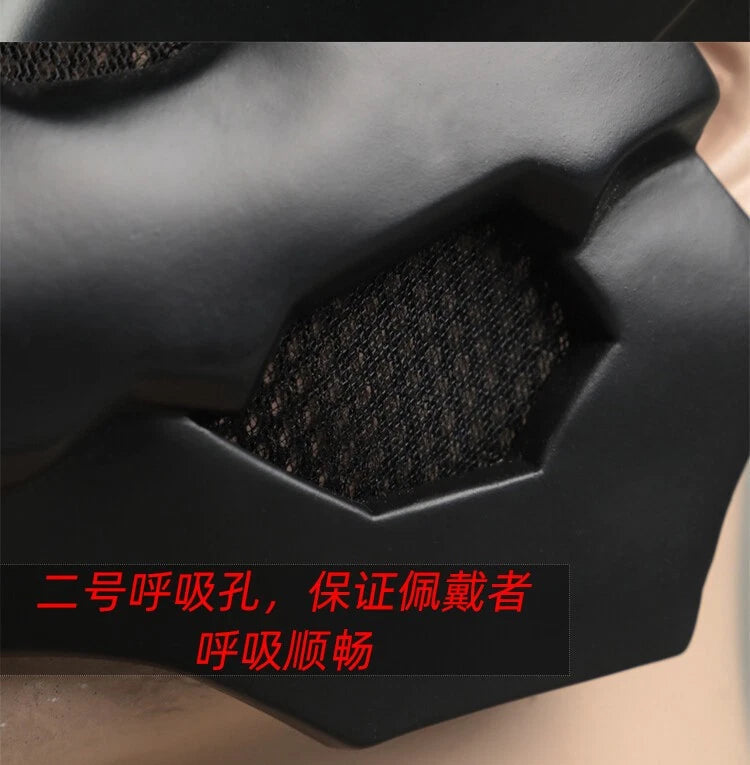 Overwatch OW Doctor Black Crow Mask Half Face Mask Cosplay Mouth Mask Soft PVC 07FC0E-D4 - KOEEK