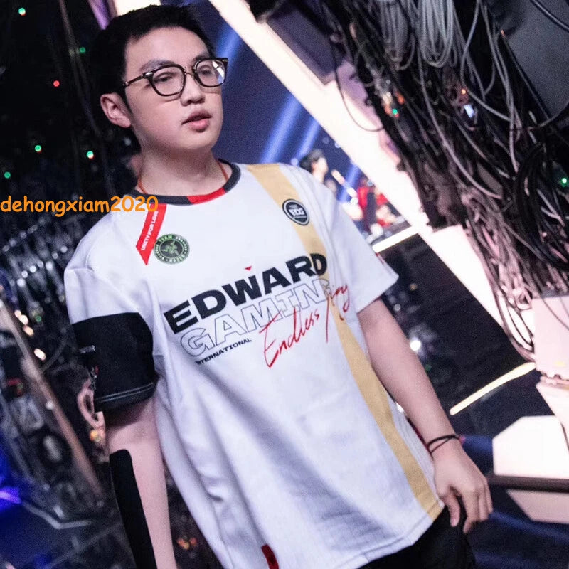 Game Champions Team EDG TShirt 2024 Uniform VCT EDward Gaming T-shirt ZMJJKK 07FC0E-D4 - KOEEK
