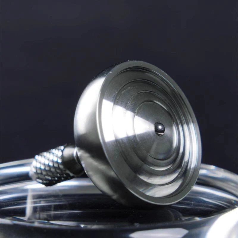 EDC Stainless Steel Spinning Top Hand Twisting Fidget Roler Spinner Toy Gift 07FC0E-D4 - KOEEK