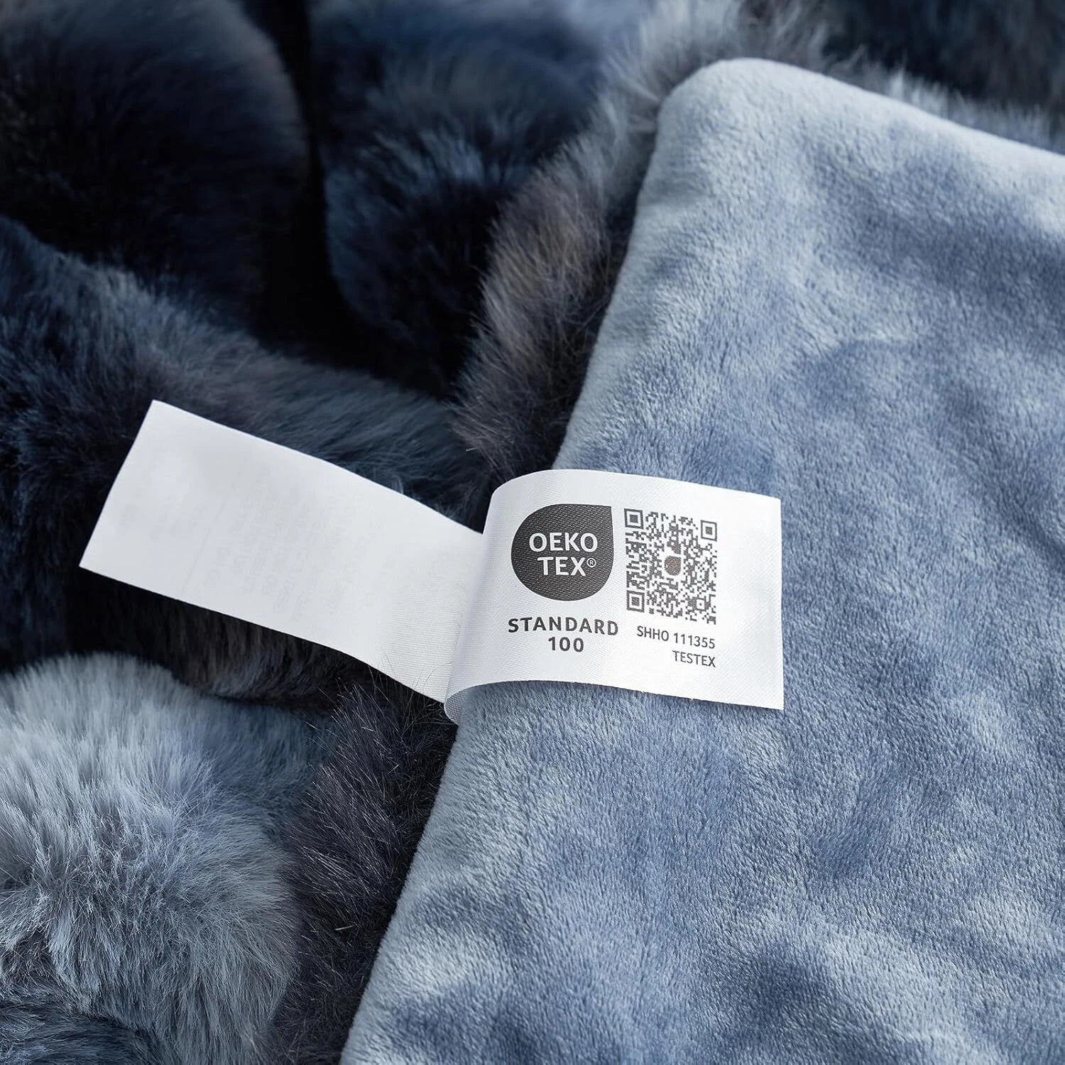 Artificial Wool Carpet for Sofa, Sofa, Shaggy Pile Thick Bubble Blanket 07FC0E-D4 - KOEEK