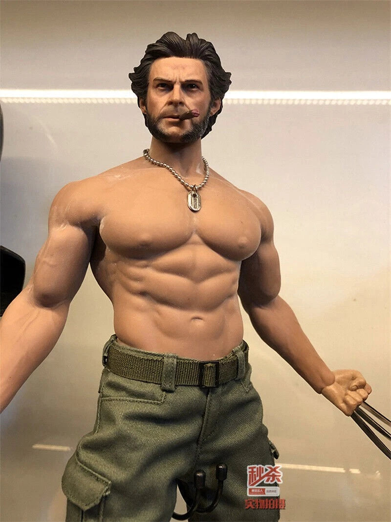 1/6 X-Men Wolverine Logan Hugh Jackman Figure Model DIY Kit Collectible Doll Toy 07FC0E-D4 - KOEEK