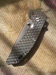1 Pc Custom Made TC4 Scale for Rick Hinderer XM18 3.5” Knives DIY Accessories 07FC0E-D4 - KOEEK