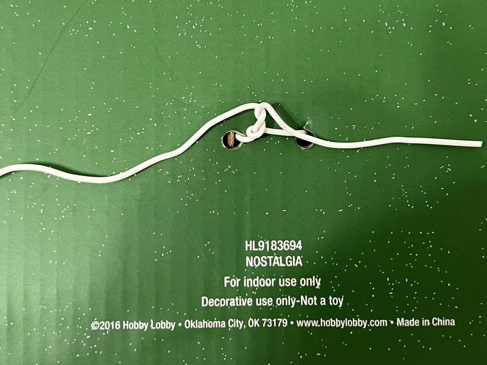 Hobby Lobby Nostalgia Lighted Ceramic Christmas Tree 15"  White HOBBY LOBBY - KOEEK