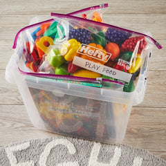 new Hefty Slider Jumbo Storage Bags, 2.5 Gallon Size, 12 - 12 Count, Clear HEFTY - KOEEK
