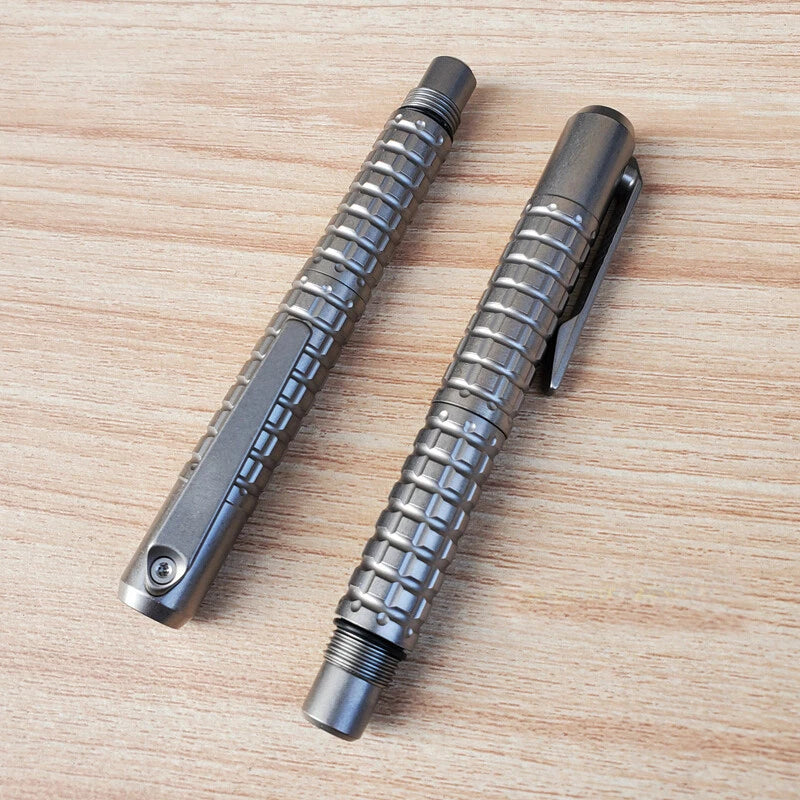 TC4 Titanium Alloy Multi Tools Tactical Signature Office Stationery EDC Pen Gift 07FC0E-D4 - KOEEK
