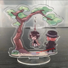 Anime Bungo Stray Dogs Dazai Osamu Acrylic Scene Desktop Stand Figure Collection 07FC0E-D4 - KOEEK