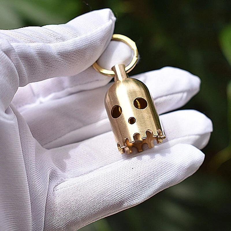 Brass Pendant Ghost Style Umbrella Rope Lanyard Knife Bead DIYAccessories EDC 07FC0E-D4 - KOEEK