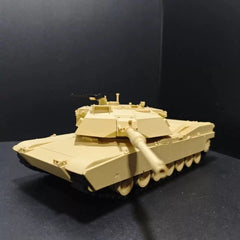 1:35M1A1 Abrams Tank Finished Model Rotatable Turret Movable Tracks Display 07FC0E-D4 - KOEEK