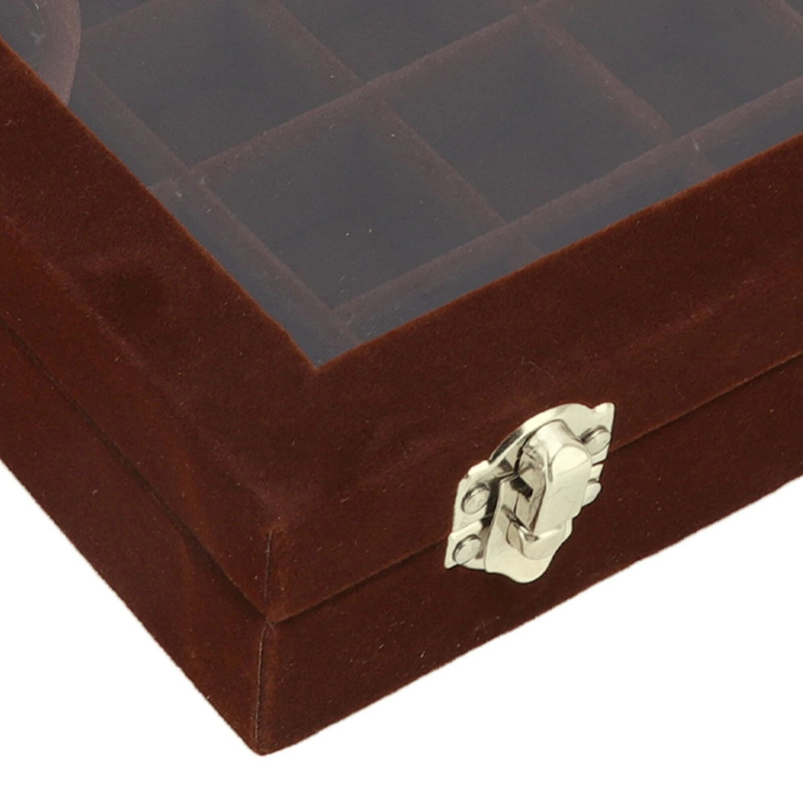 Velvet Jewelry Tray Earrings Ring Storage Box Display Box jewelry organizer box 07FC0E-D4 - KOEEK