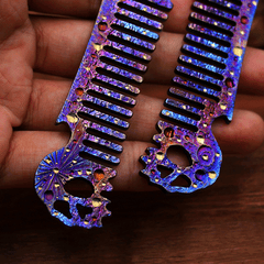 Titanium Comb Anti-static Portable Crowbar Handmade with Bottle Opener EDC Gifts 07FC0E-D4 - KOEEK