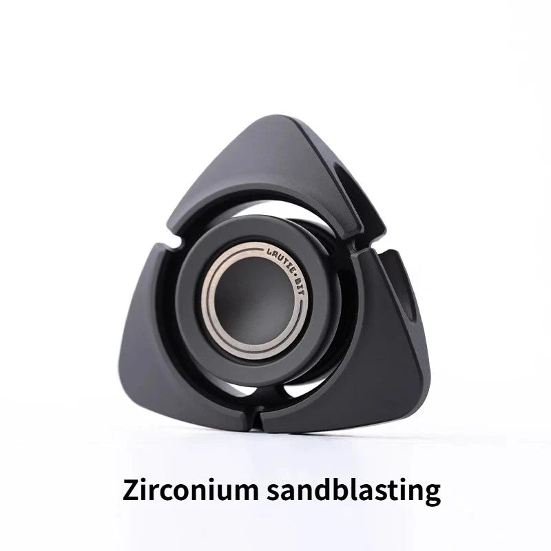 Lautie Bit-04 Three-leaf Mechanical Metal Rotating Finger Top Spinner Toy Gift 07FC0E-D4 - KOEEK