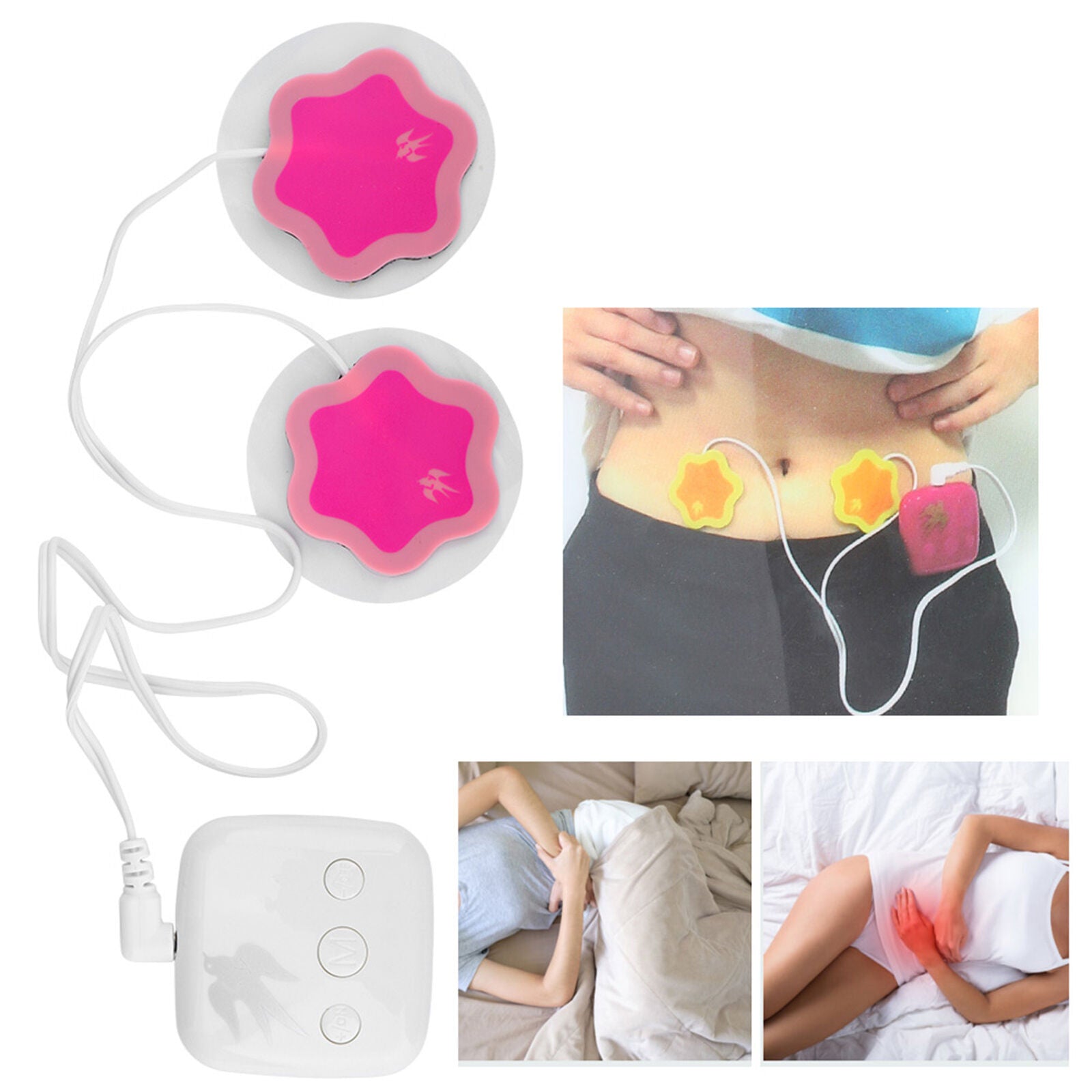 new Women Period Pain Massager Device Dysmenorrhea Pain Relief Menstrual HGF koeek - KOEEK