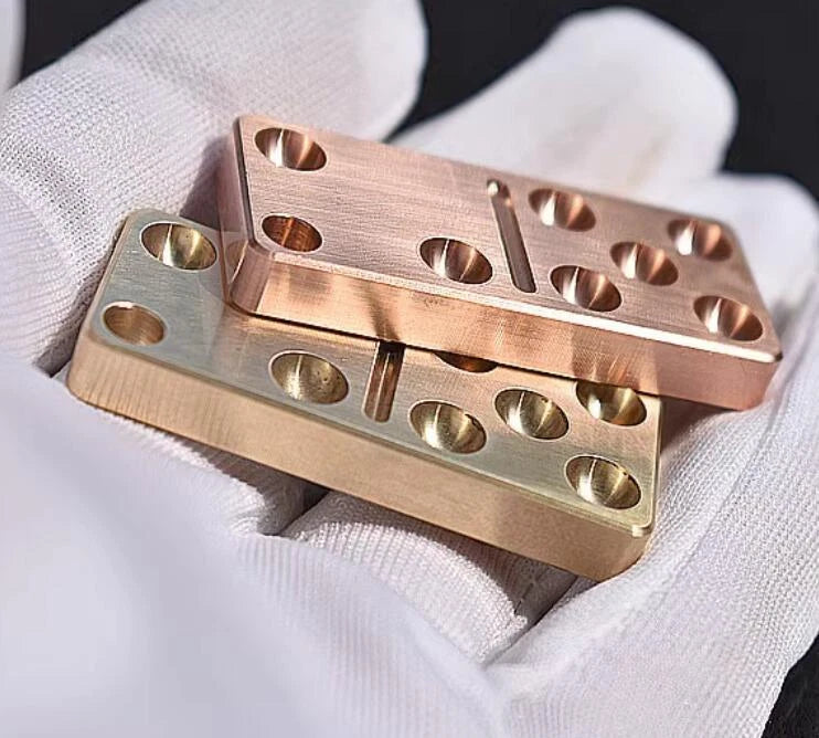 Brass/Copper Small Pendant EDC Portable Creative Chain Pendant Ornamen Adult Toy 07FC0E-D4 - KOEEK
