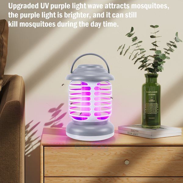 ny 2 en1 Lampara Mata De Insectos Moscas Mosquitos Electrico Exterminador Para Casa