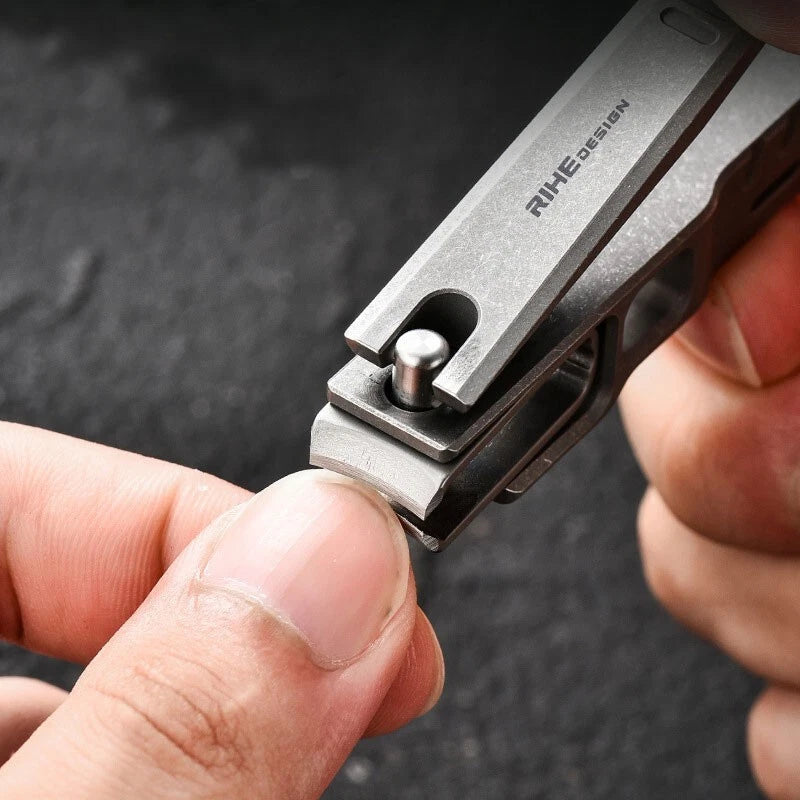 EDC Titanium Alloy Portable Multi Tools Nail Clippers Opener Hang Buckle File 07FC0E-D4 - KOEEK