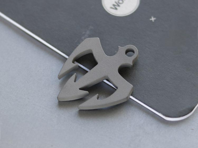 TC4 Titanium Alloy Necklace Pendant Knife Lanyard Bead EDC Charm DIY Men Women 07FC0E-D4 - KOEEK