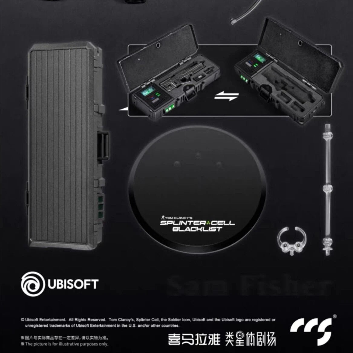 CCSTOYS FigScript Sam Fisher Tom Clancy's Splinter Cell Blacklist Action Figure CCSTOYS - KOEEK