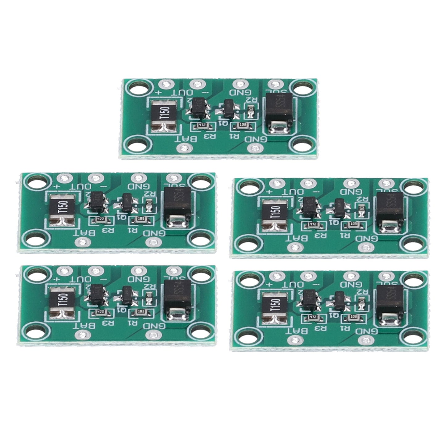 new 5pcs Solar Lamp   Controller Board Battery Charging Controller Module Board koeek - KOEEK