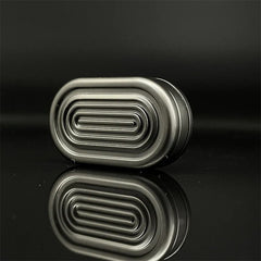 Black Alloy Haptic Slider Adult Three-layer Fidget Slider ADHD EDC Fidget Toys 07FC0E-D4 - KOEEK