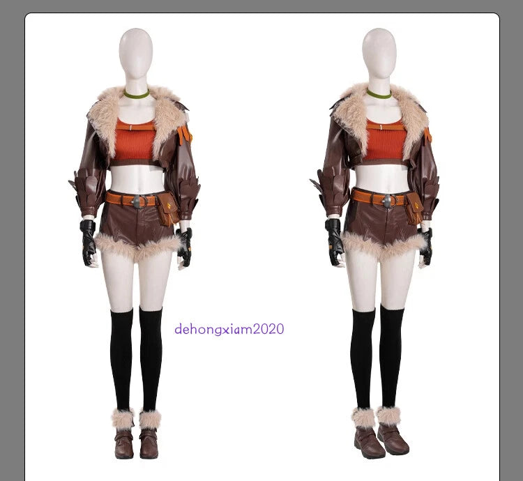 2025 Game Marvel Rivals Squirrel Girl Cosplay Costume Outfit Halloween Full Set 07FC0E-D4 - KOEEK
