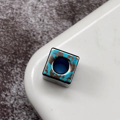 Titanium Keychain Parachute Cord Bead Pendant Knife Lanyard EDC Bead Zipper Head 07FC0E-D4 - KOEEK