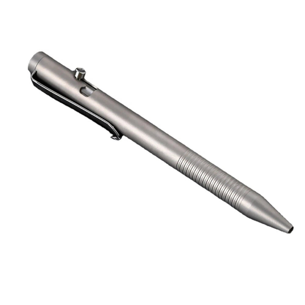 Retractable Ballpoint Pen Titanium Alloy Signature Executive Portable Pocket EDC 07FC0E-D4 - KOEEK