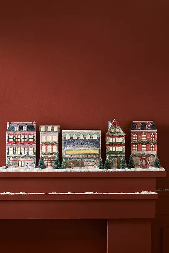 Anthropologie George &Viv Cinema Emily Taylor Village Light Up Movie Theatre ANTHROPOLOGIE - KOEEK