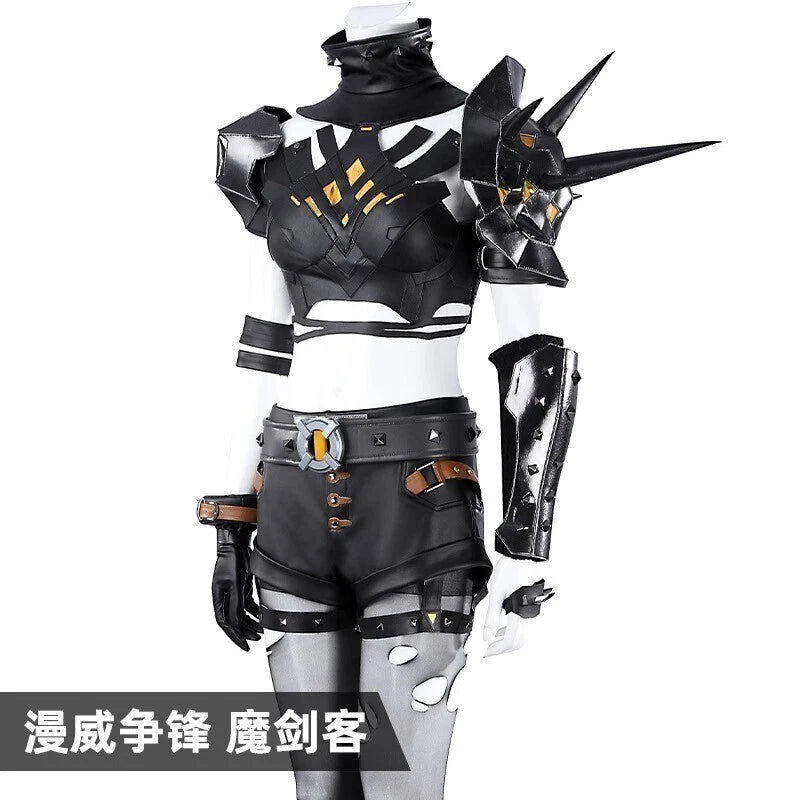 Marvel Rivals Magik‌ Women's Cosplay Costume Outfit Clothes Full Set Halloween 07FC0E-D4 - KOEEK