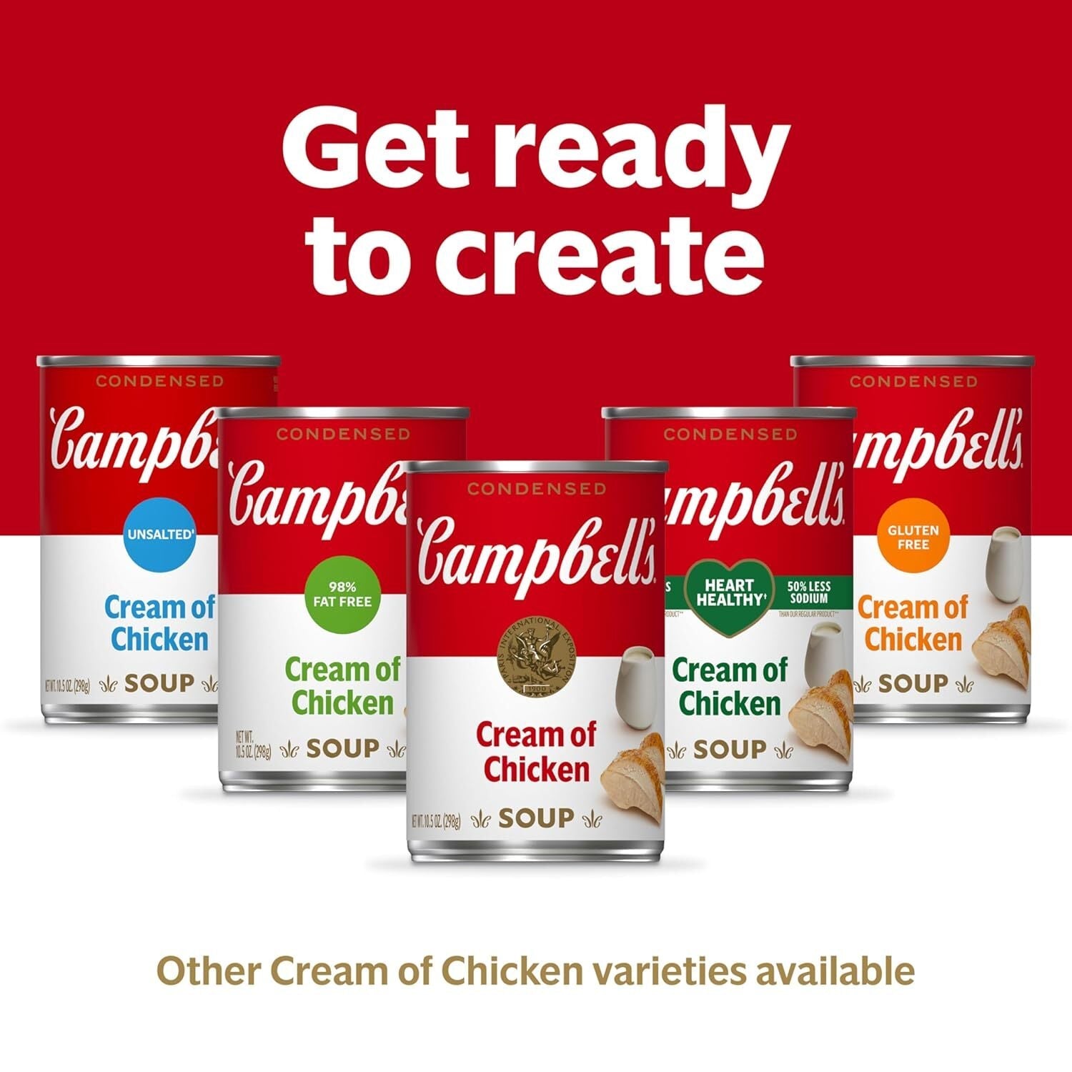 new Campbell's Condensed Cream of Chicken Soup, 10.5 Fl Oz (Pack 12) CAMPBELL'S - KOEEK