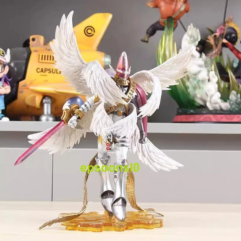 Digimon Adventure Holy Angemon PVC Model Collection 22CM Home Ornament TOY Gift 07FC0E-D4 - KOEEK