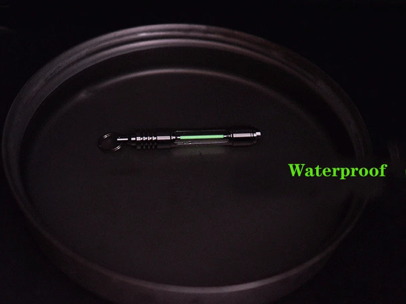 1pc 3x22.5mm Glass Night Luminous Tube 25 Years Lamp Tube w/ Titanium Enclosure 07FC0E-D4 - KOEEK