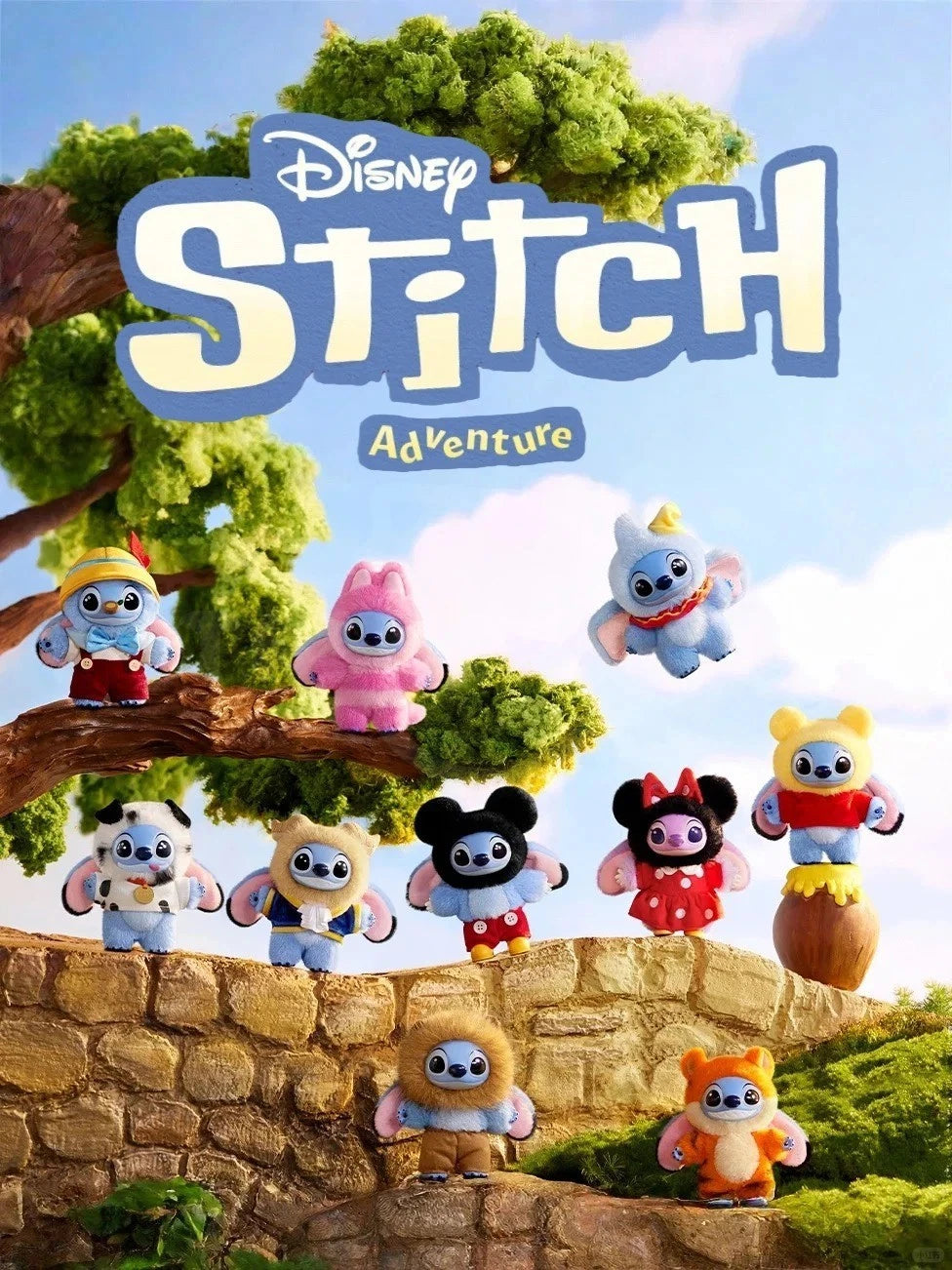 Authentic Disney Stitch Adventure Series Plush Pendant Confirmed Figure Toy Gift 07FC0E-D4 - KOEEK