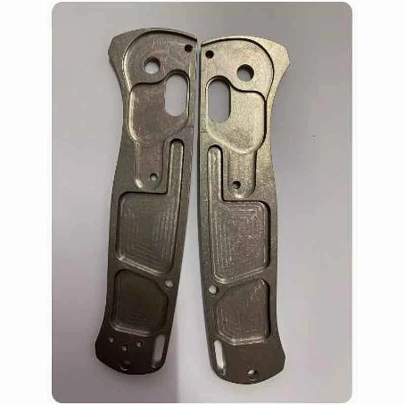 Hot 1Pair Custom MadeTitanium Alloy Handle Scales for Benchmade Bugout 535 Knive 07FC0E-D4 - KOEEK