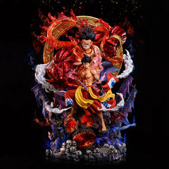Japan Anime Figure Luffy Gear 4 Wano Kuni GK Statue PVC Model Collectible 35CM 07FC0E-D4 - KOEEK