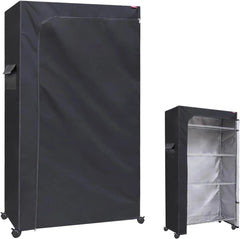Shelf Cover Wire Shelving Rack Dust Cover 48X18X72,The Two-Way Zipper Design 07FC0E-D4 - KOEEK