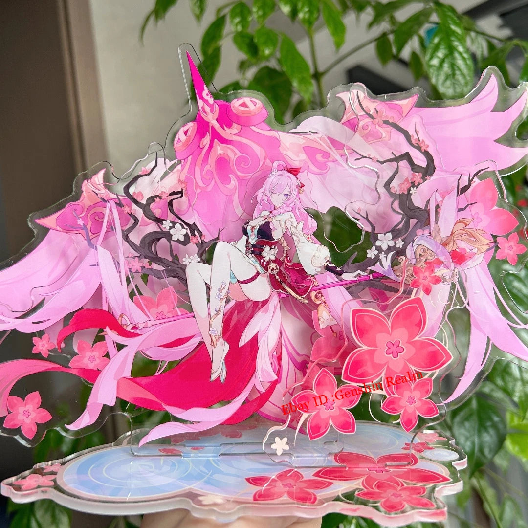 Anime Honkai Impact 3 Elysia Stand Establish  Figure Acrylic Gift 07FC0E-D4 - KOEEK