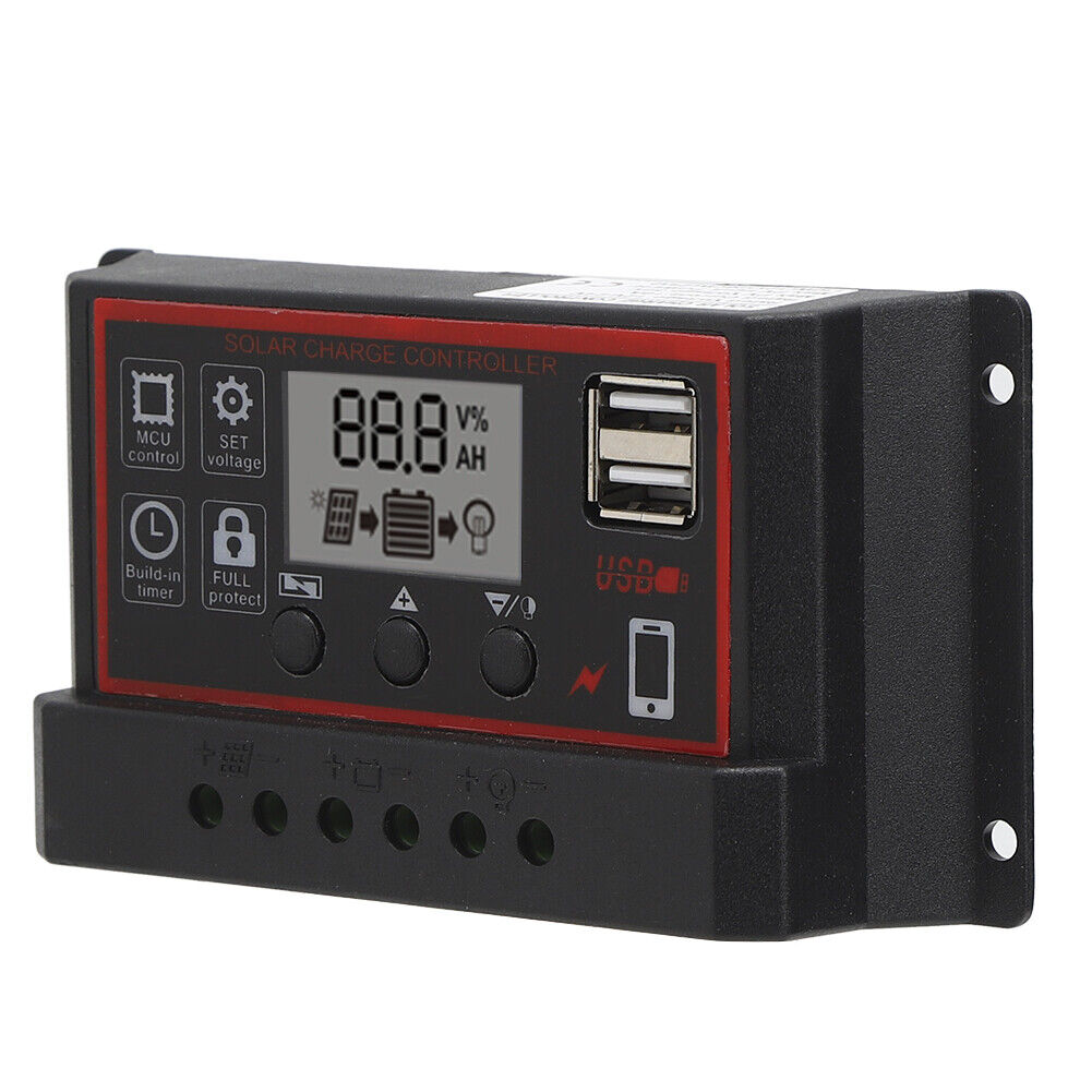 new (40A)LCD Solar Controller LCD Display Large Screen Controller Controller koeek - KOEEK