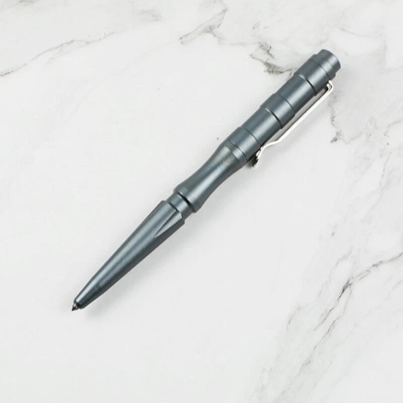 Aluminum Alloy Tool EDC Toy Pen Tungsten Steel Head Portable Pen W/clip Gift 07FC0E-D4 - KOEEK
