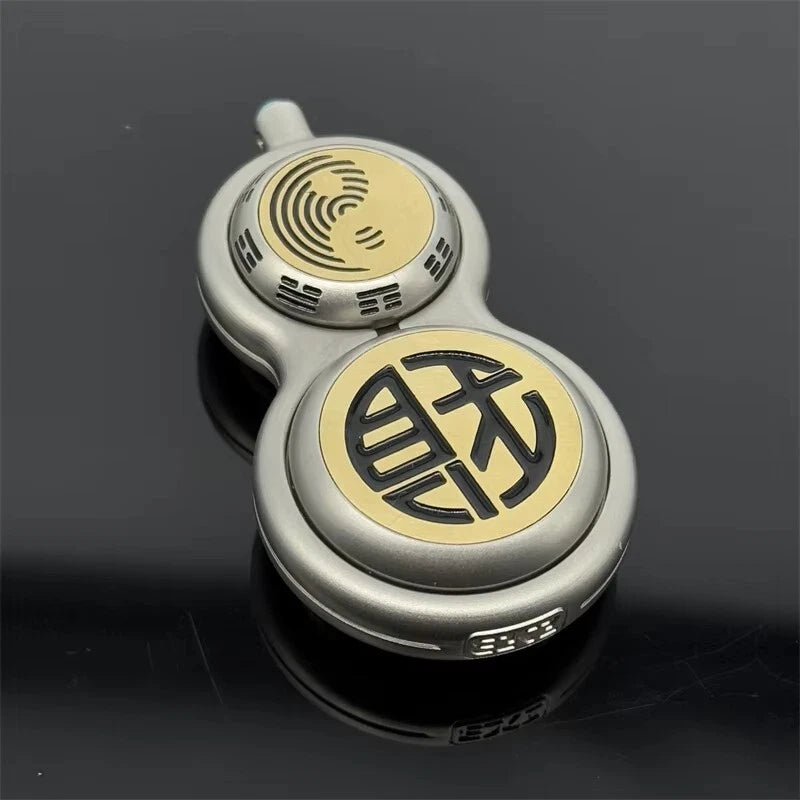Multifunctional Gourd EDC Fidget Toys Fun Mechanical Ratchet Fidget Spinner Gift 07FC0E-D4 - KOEEK