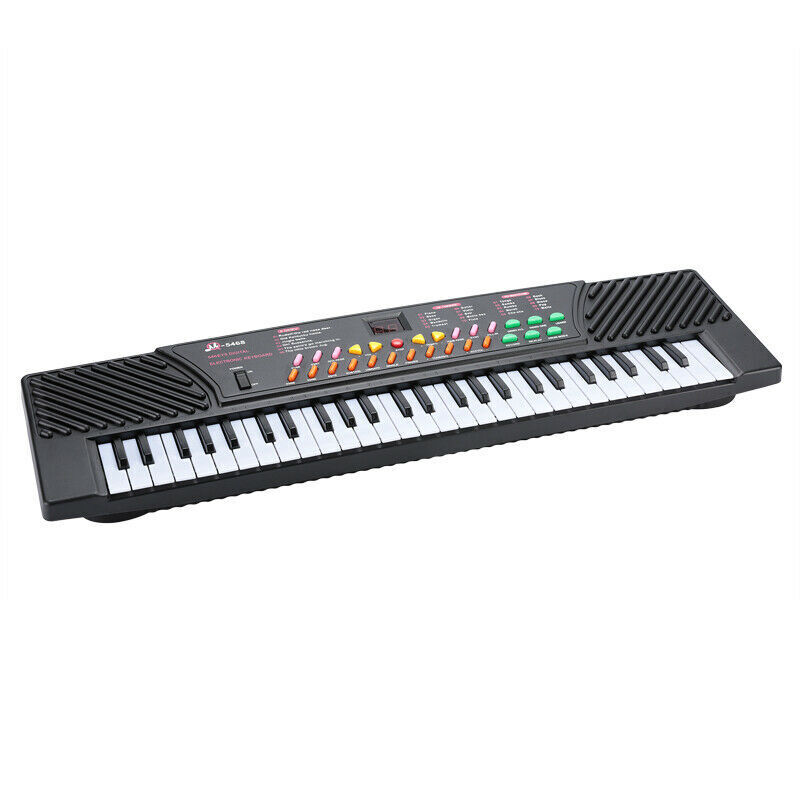 ny 61 tangenter elektronisk keyboard piano med musikkstativ mikrofon for barn/voksen gave