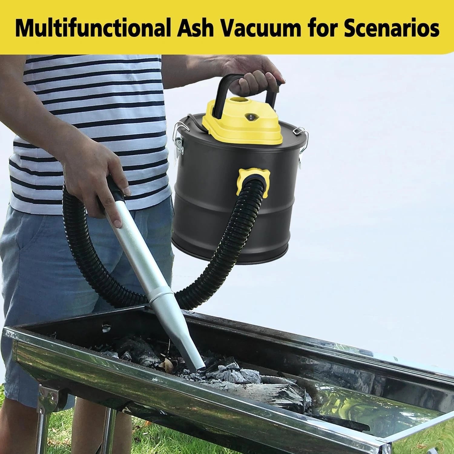 Ash vacuum cleaner, particle furnace vacuum cleaner with blowing function 07FC0E-D4 - KOEEK