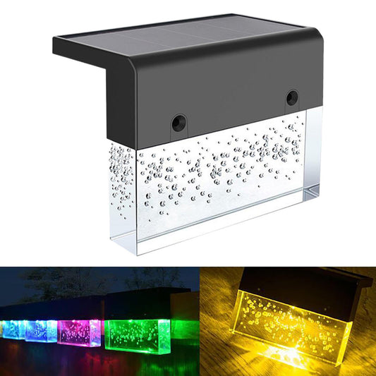 new Solar Deck Lights Colorful Waterproof Outdoor Solar Lights Solar Garden Lights koeek - KOEEK