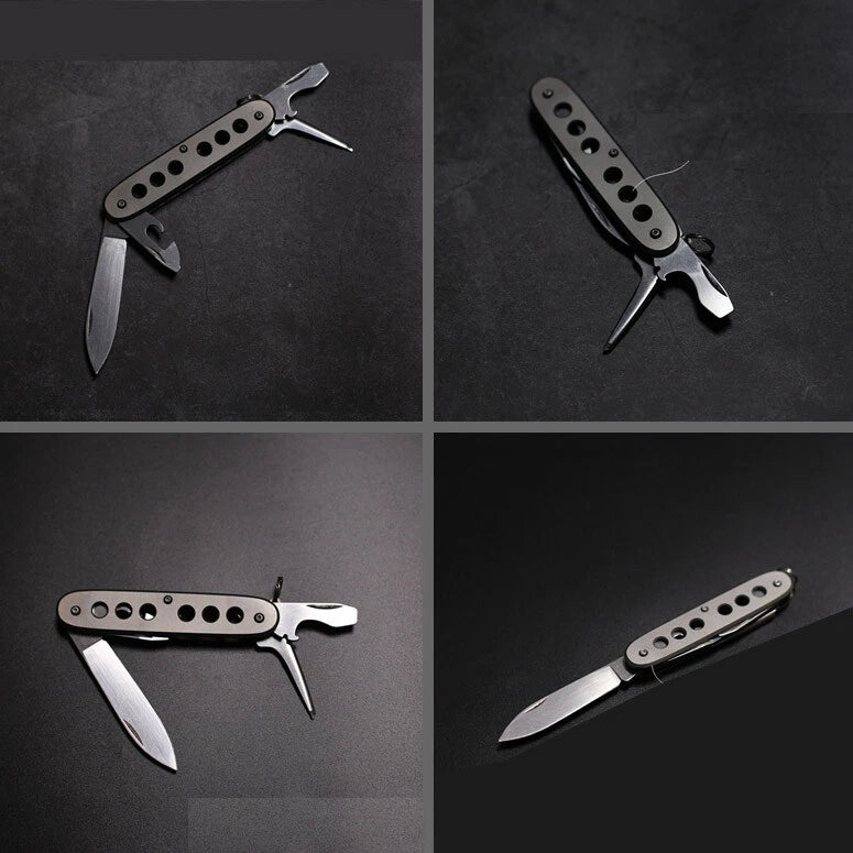 1Pair Titanium Alloy Handle Scales With Screws for 93 mm Victorinox Swiss Army K 07FC0E-D4 - KOEEK